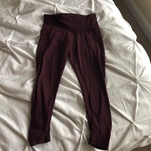 Lulu Lemon High Waisted 7/8 Length Legging